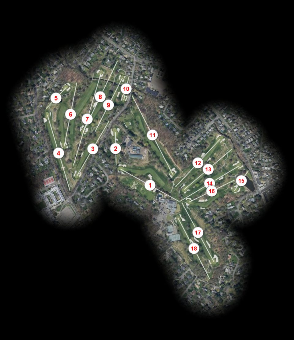 Brooklawn Country Club course overview