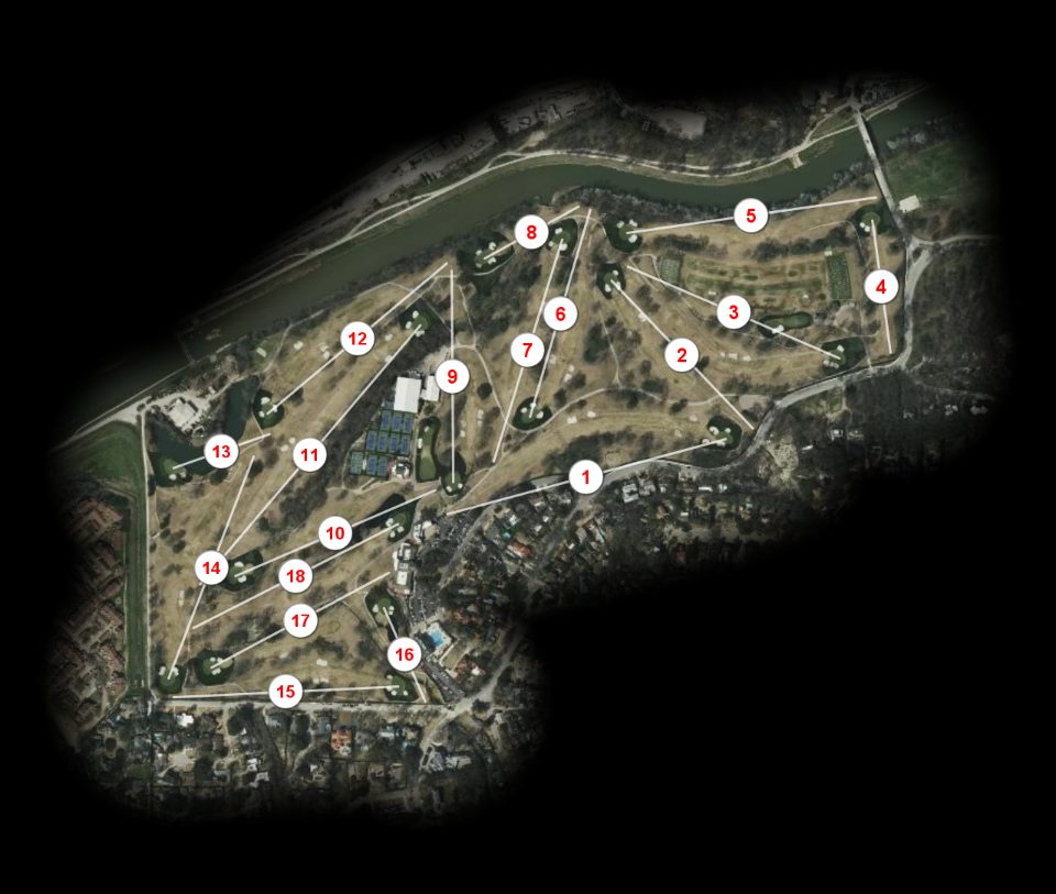 Colonial Country Club course overview