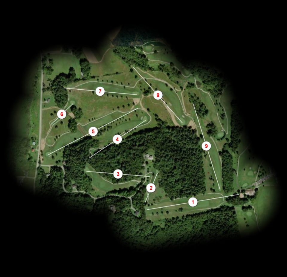West nine at Cedar Knoll Country Club