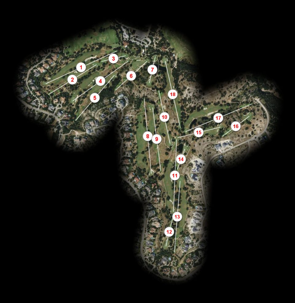 Spanish Oaks Golf Club course overview