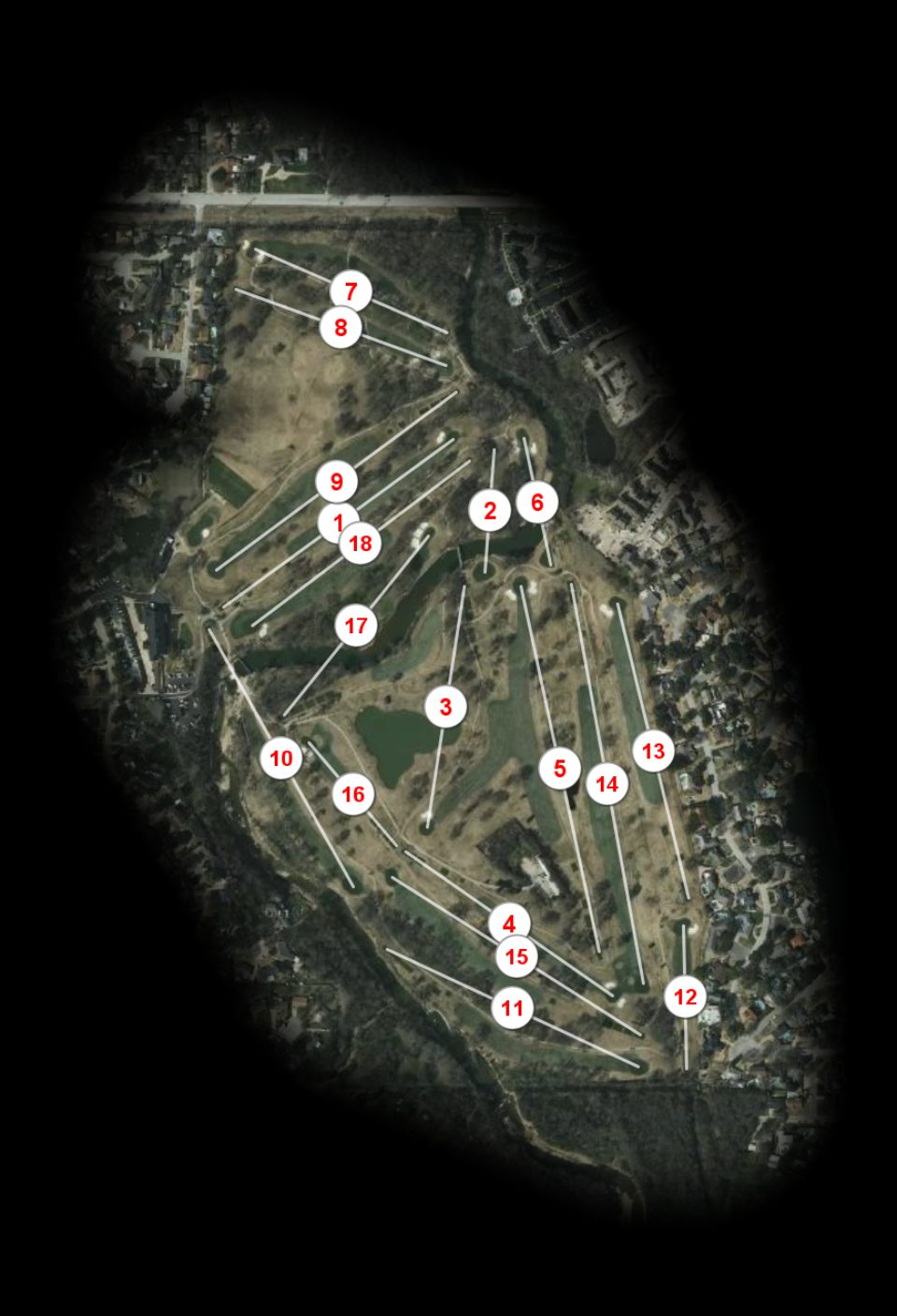 Diamond Oaks Country Club course overview