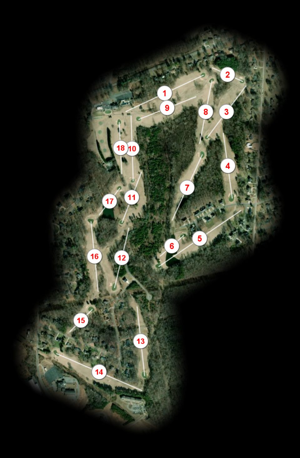 Oak Hills Golf  Event Center Meadow Greens course overview