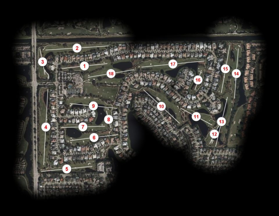 Bocaire Country Club course overview