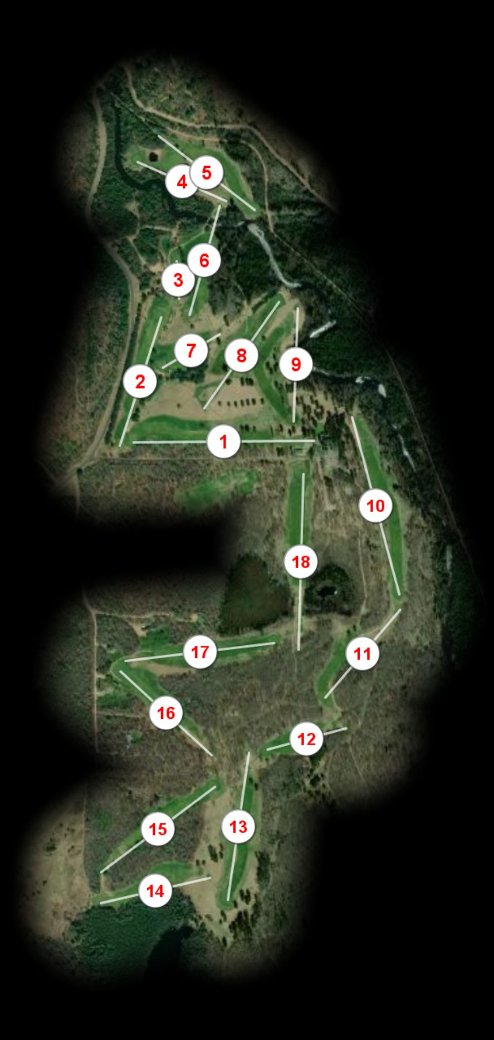 Pinewood Country Club course overview