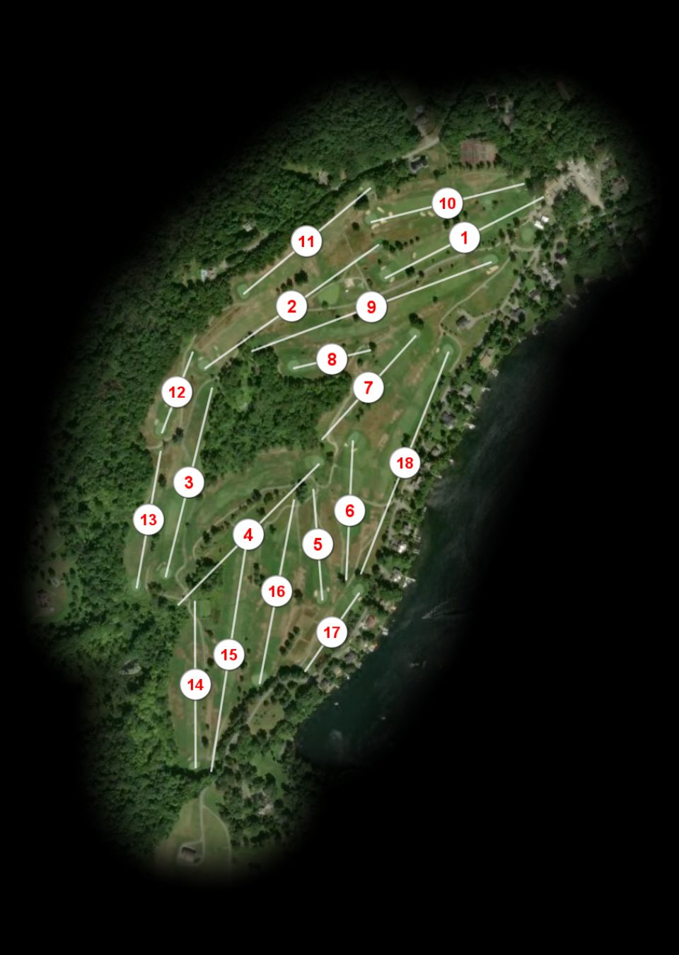 Copake Country Club course overview