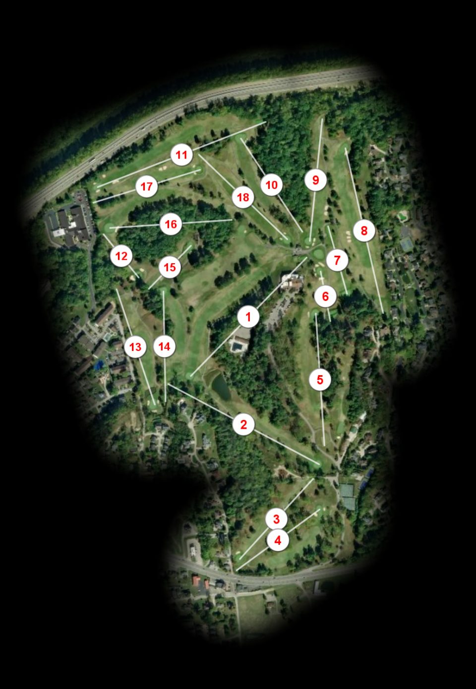 Guyan Golf and Country Club course overview