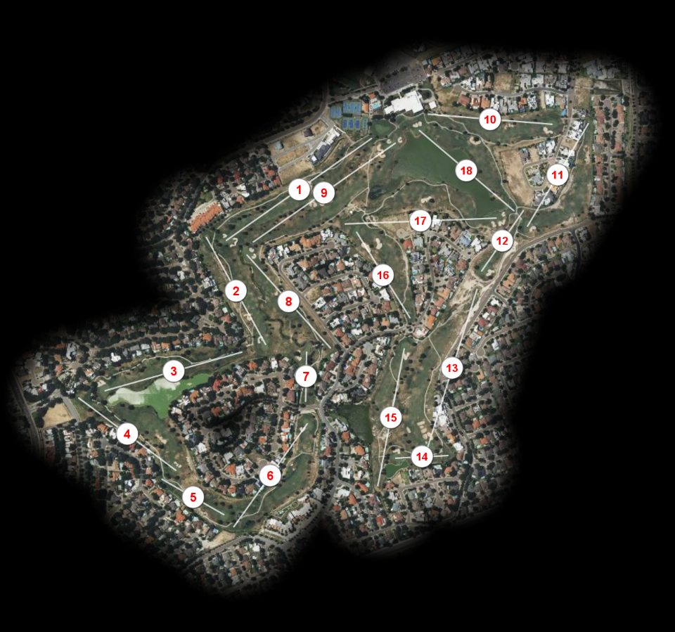 Laredo Country Club course overview