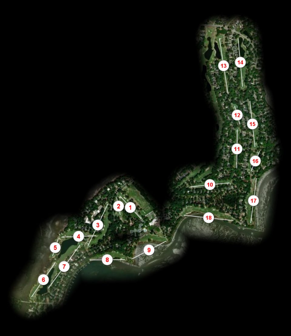 Dataw Island Club Cotton Dike course overview