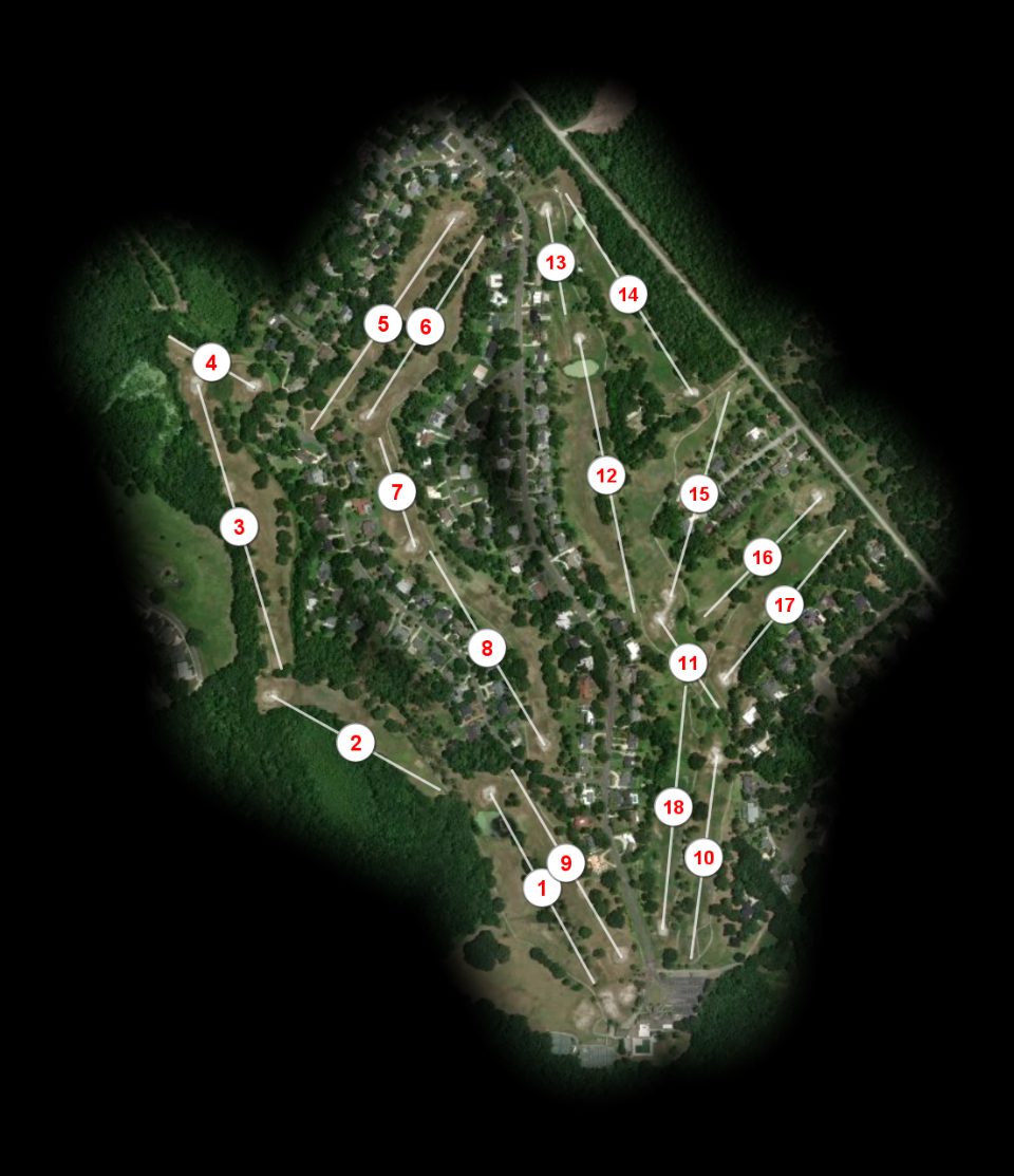 Gainesville Country Club course overview
