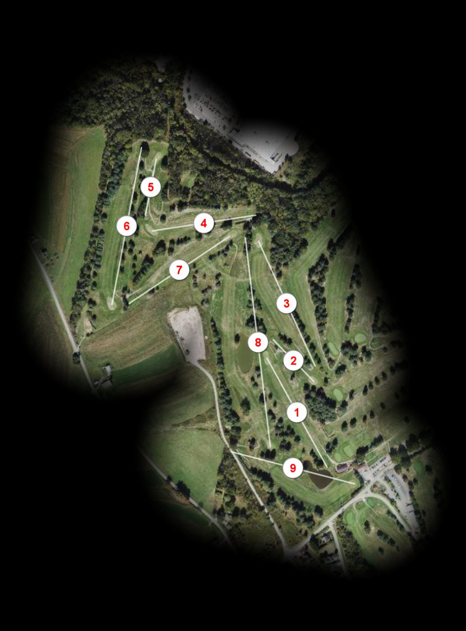 Second nine at Cloverleaf Golf Club