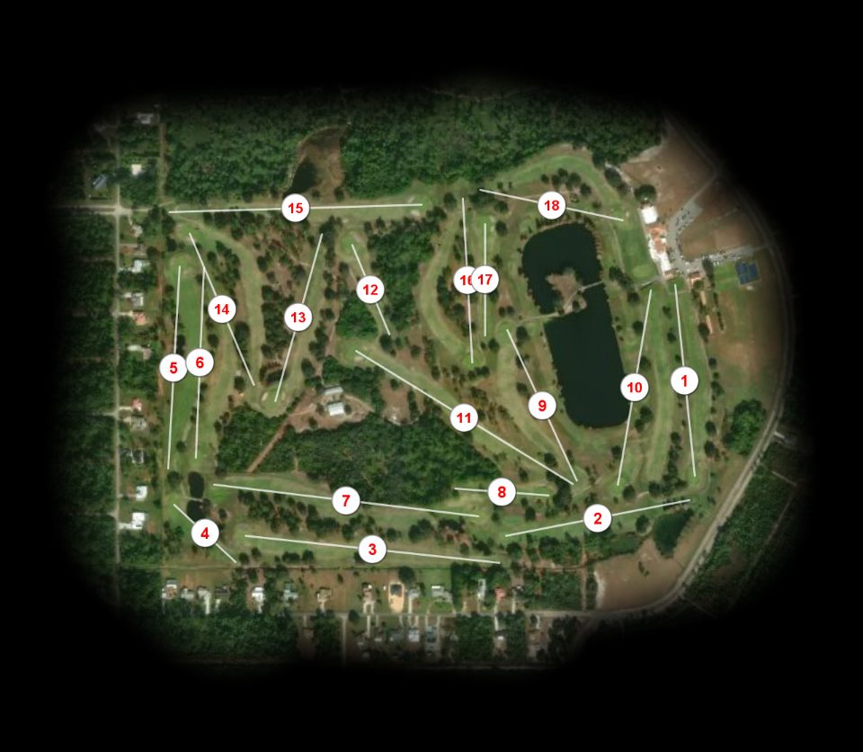 Indian Lake Estates Golf Club 18-holes course overview