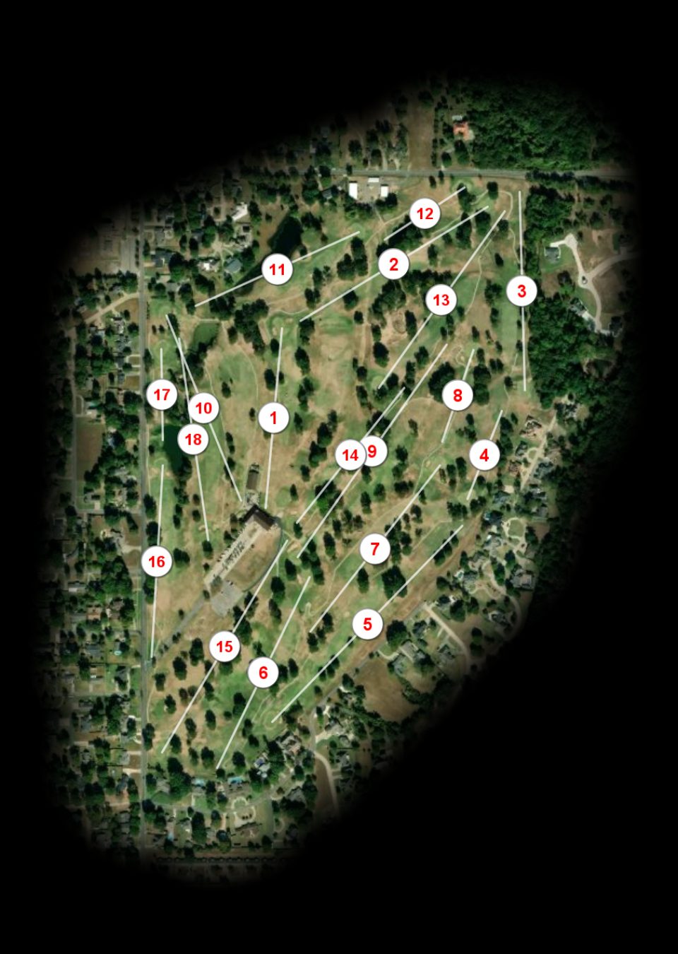 Muskogee Country Club course overview