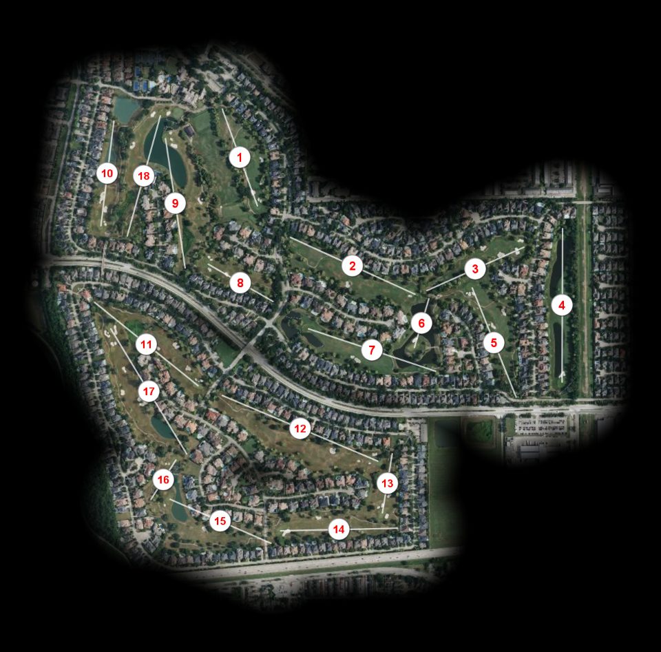 Royal Oaks Country Club course overview