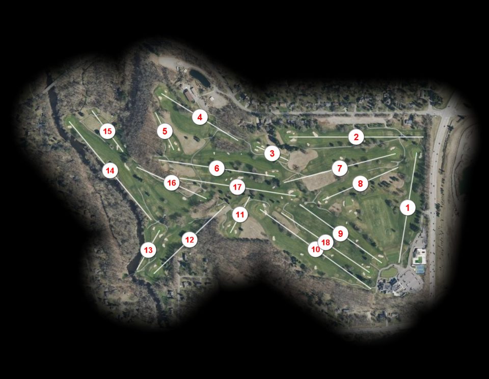 Blythefield Country Club course overview
