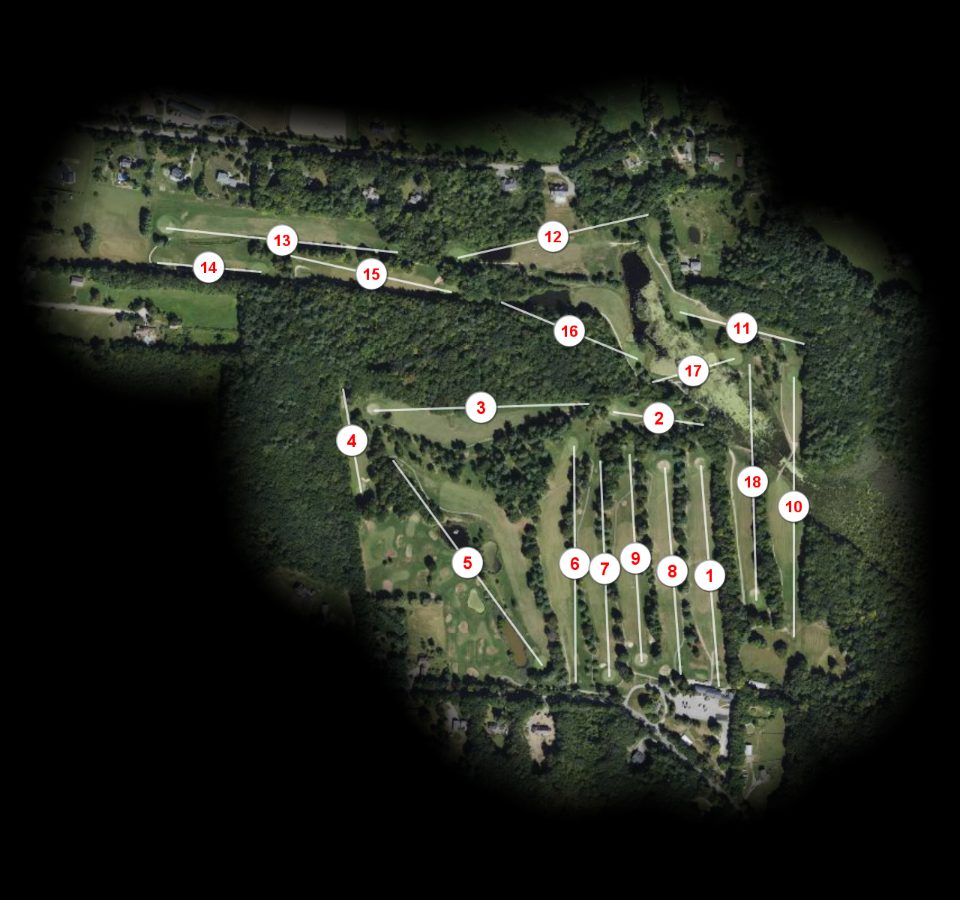Apple Hill Golf Club 18 hole course overview