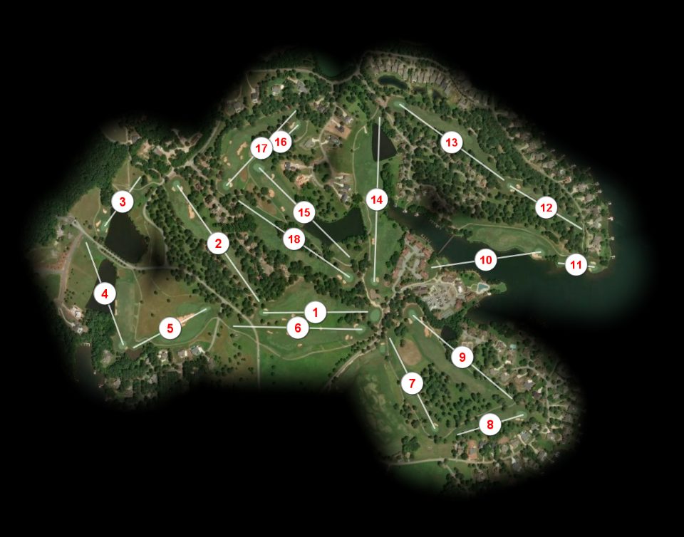 Golf Club at Cuscowilla course overview
