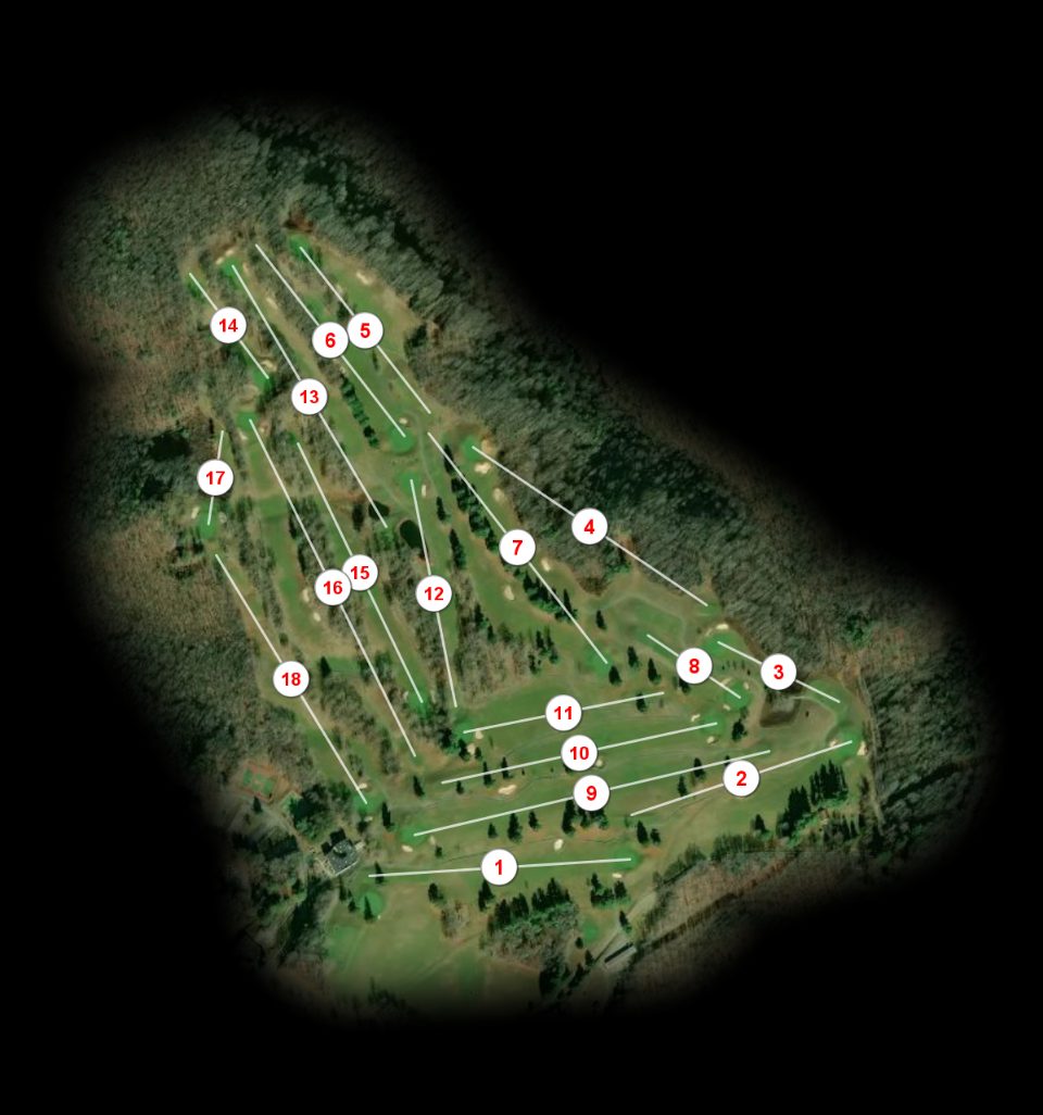 Pipestem Resort State Park Championship course overview