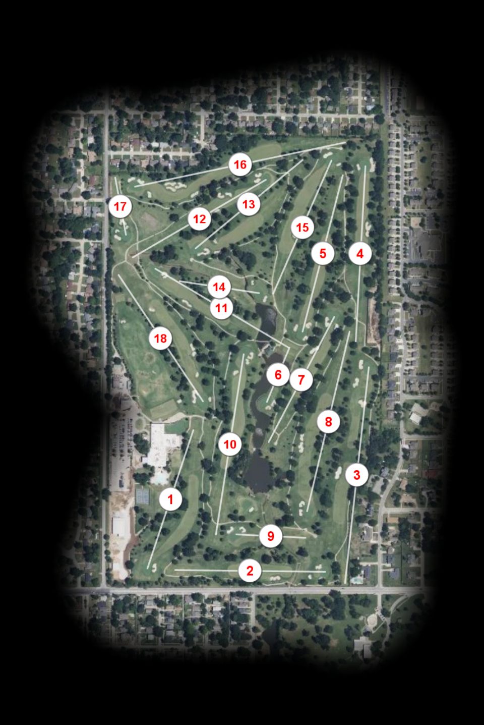 Tulsa Country Club course overview