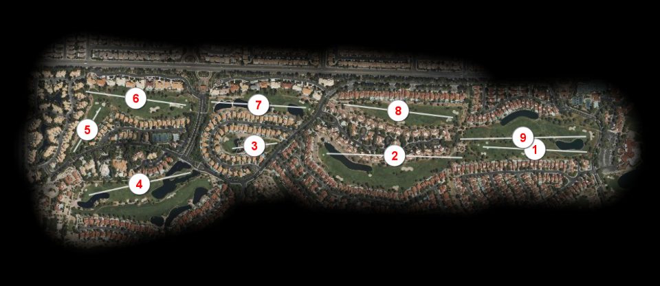 Lakes nine at Spanish Trail Private Country Club