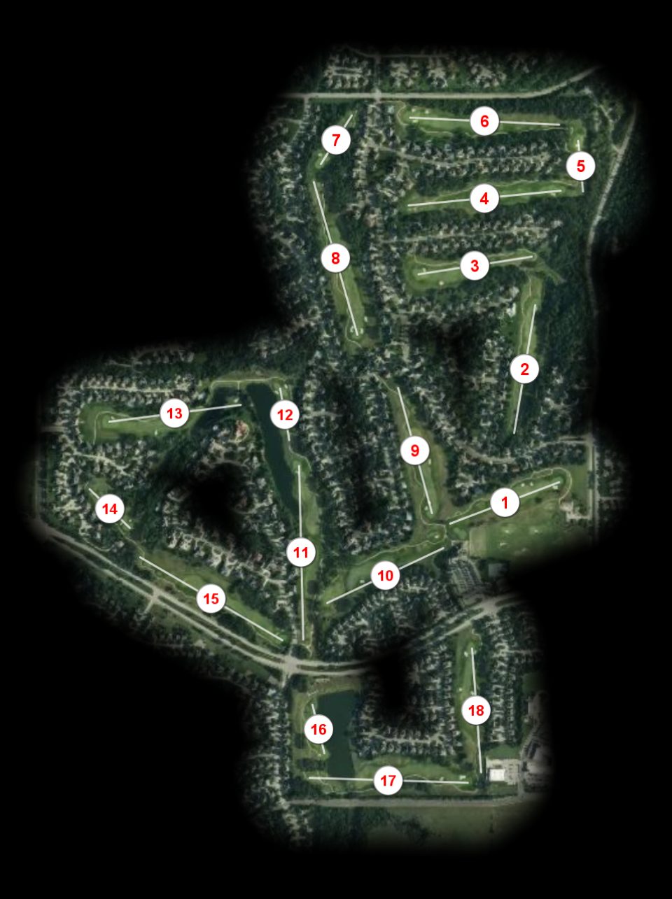 Falcon Ridge Golf Club course overview