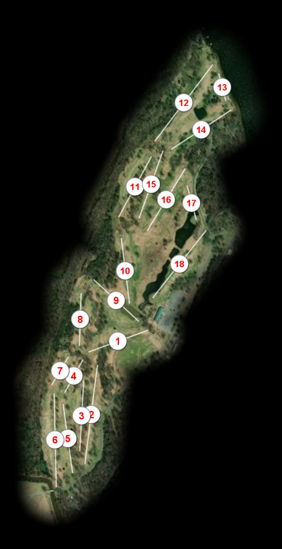 Harbor Oaks Golf Club course overview