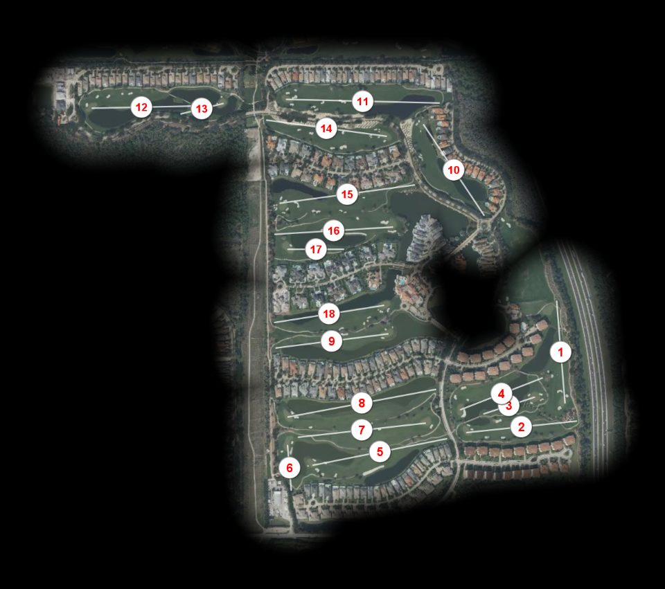 Talis Park Golf Club course overview