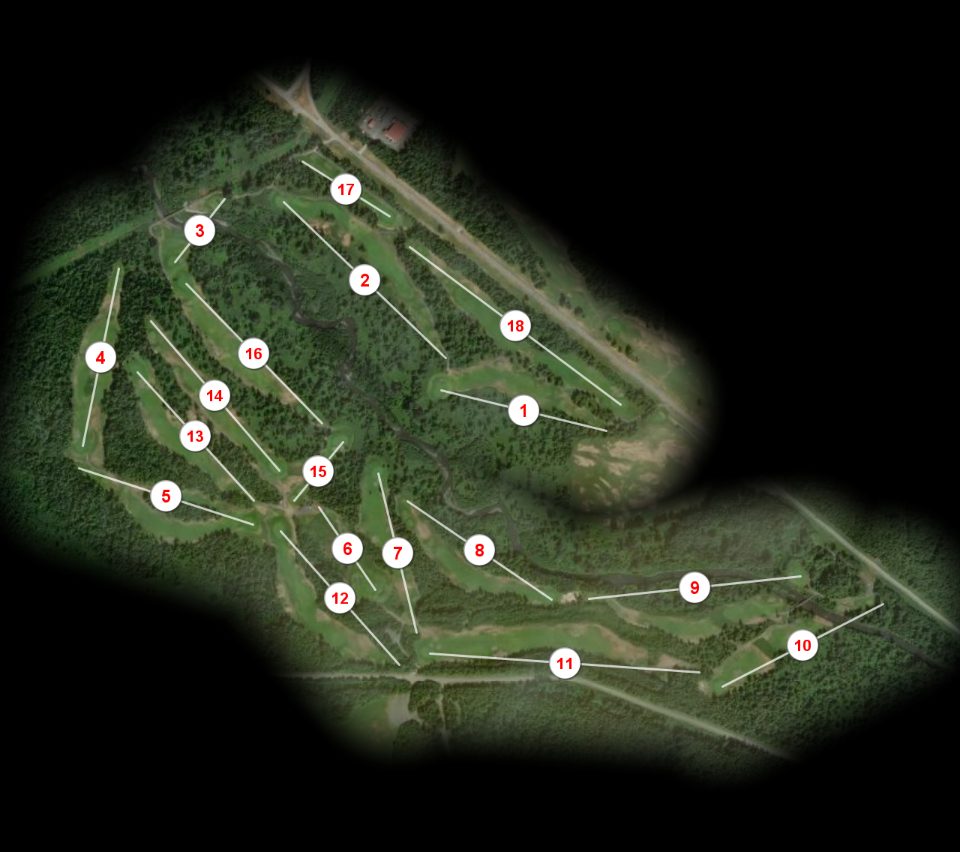 Moose Run Golf Club Creek course overview