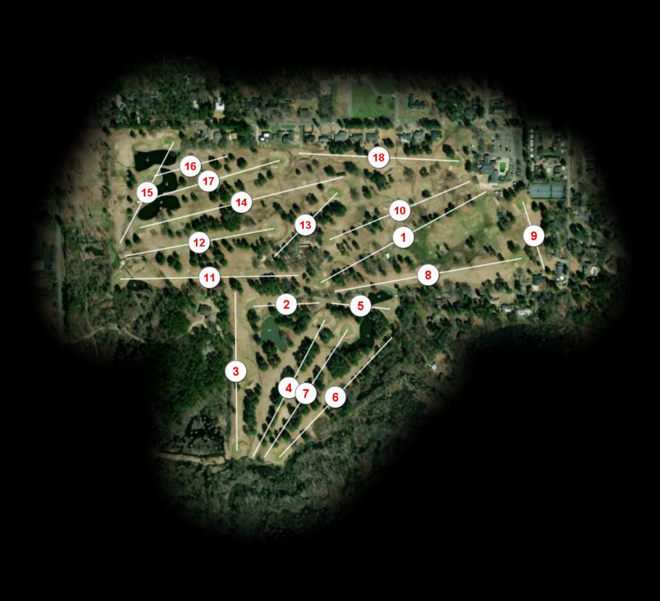 Pine Bluff Country Club course overview