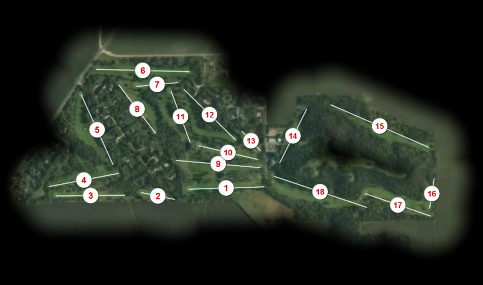 Clifton Highlands Golf Course Championship course overview