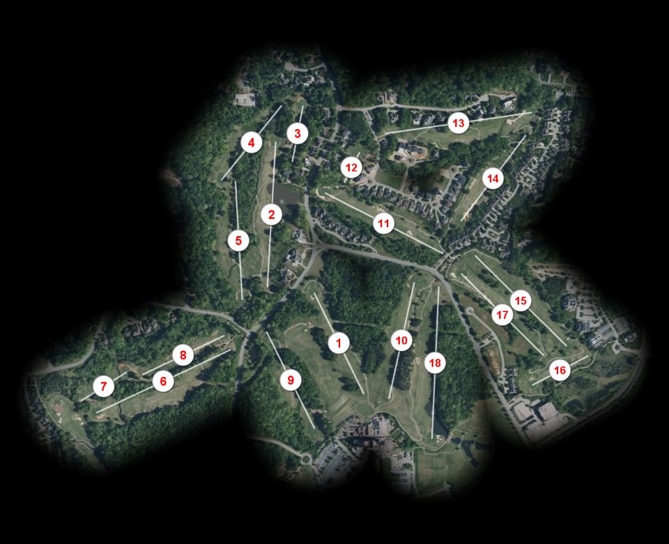 Grandover Resort East course overview
