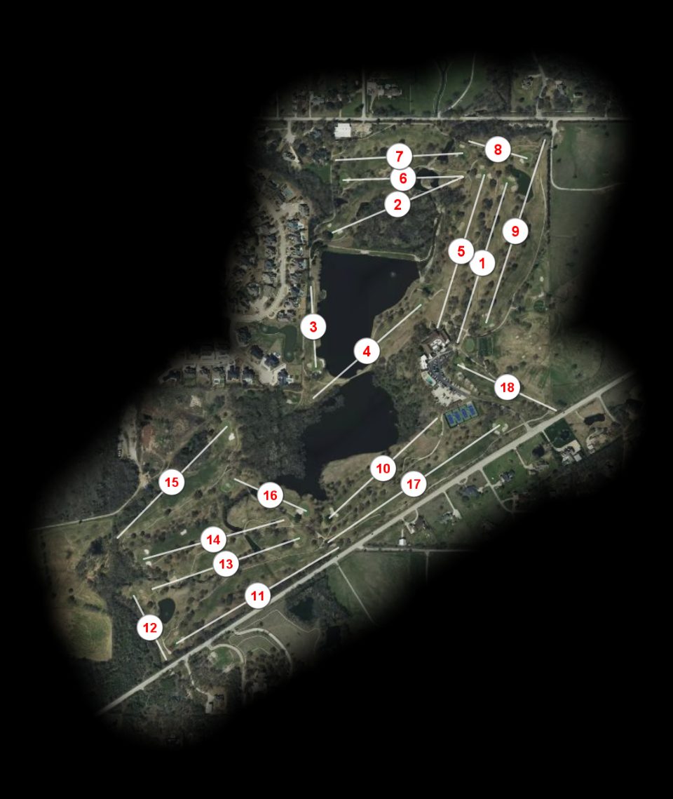 Denton Country Club course overview