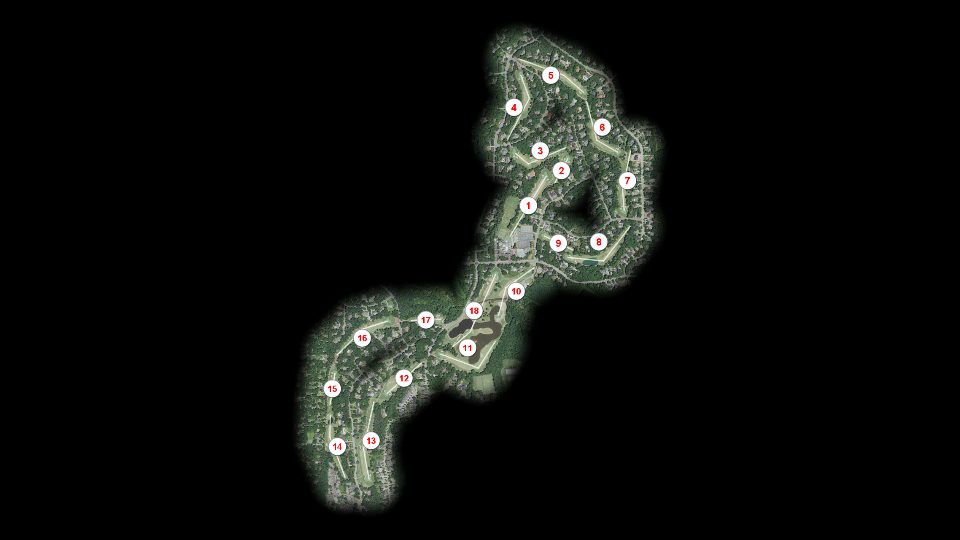 Chapel Hill Country Club course overview