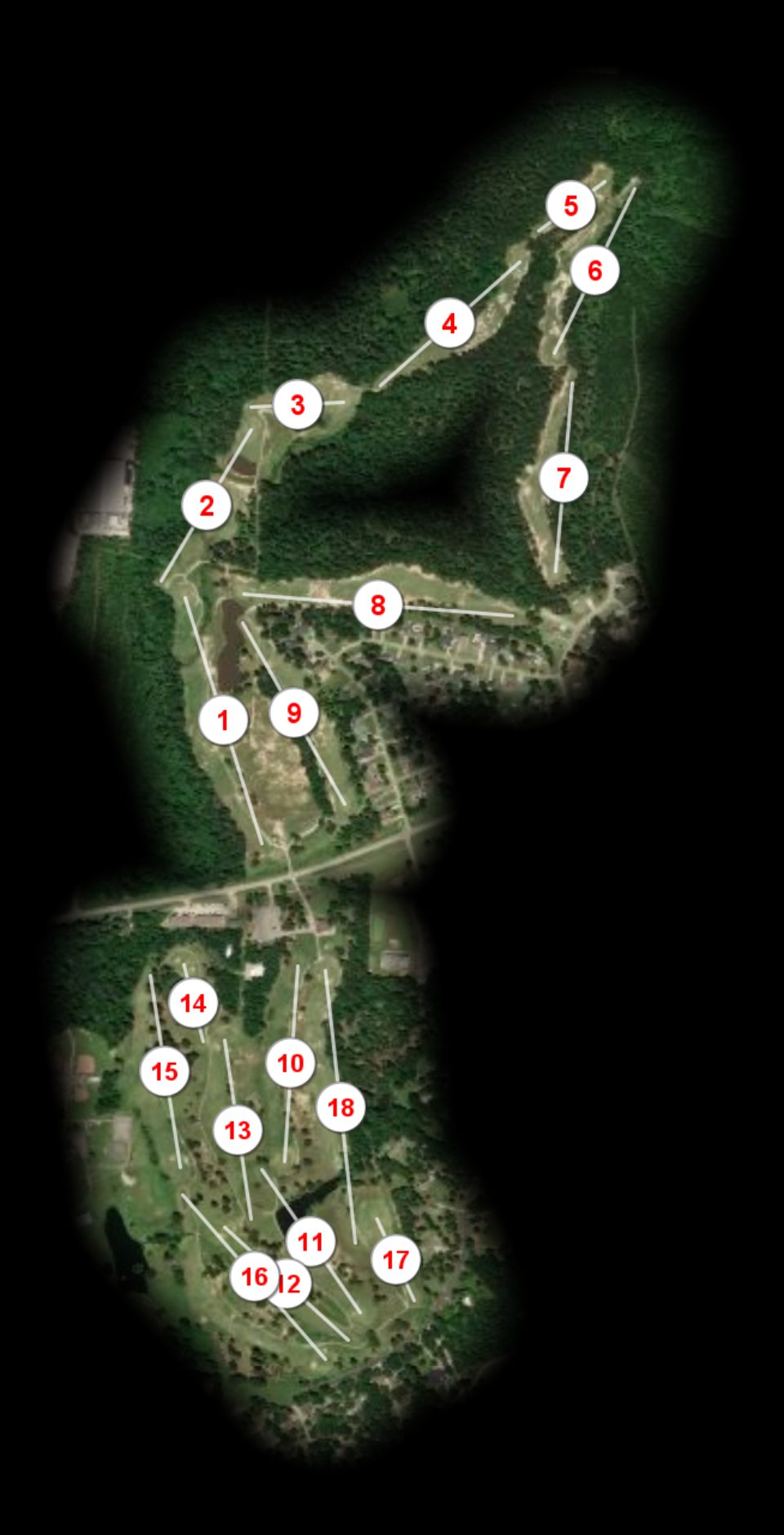 Neches Pines Golf Course course overview
