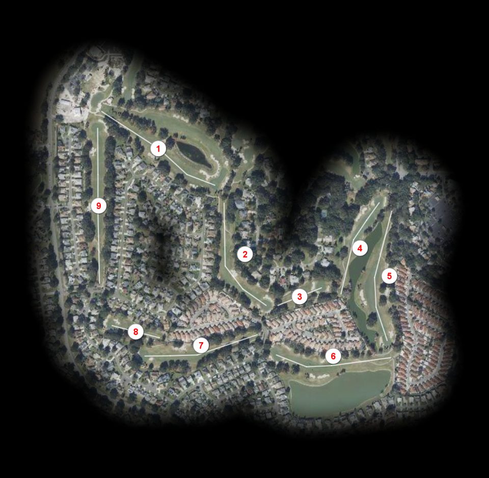 Lakes nine at Hacienda Hills Golf Club