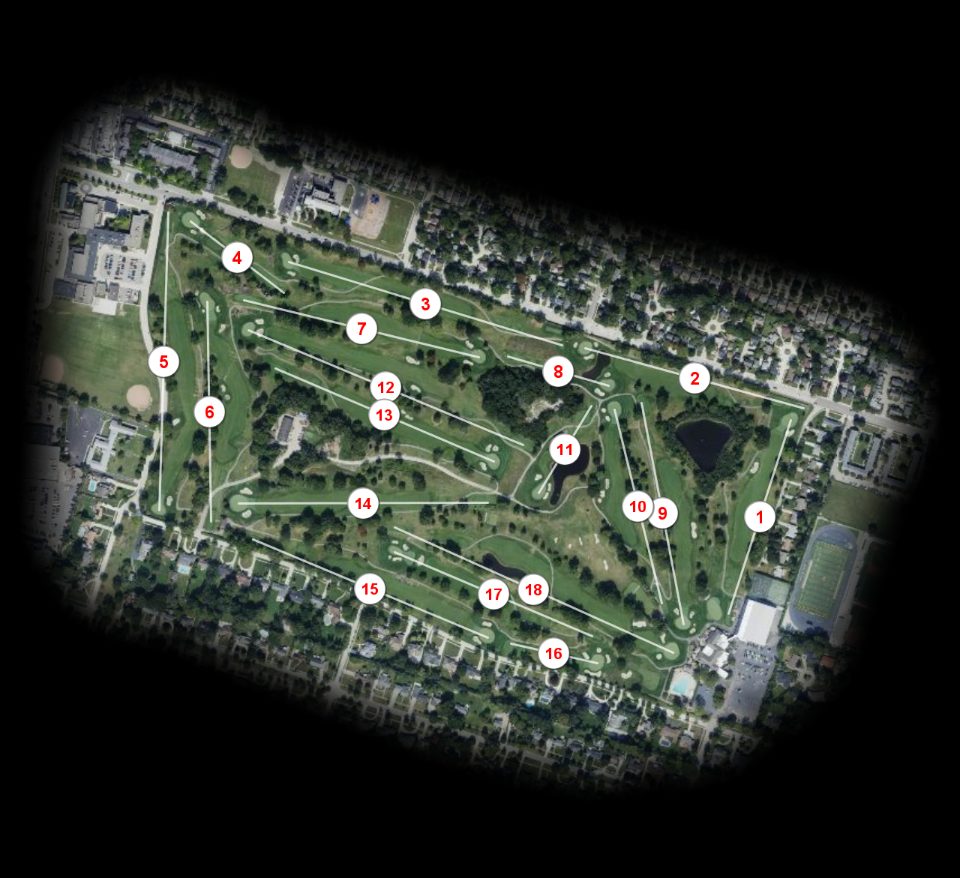 Lochmoor Country Club course overview