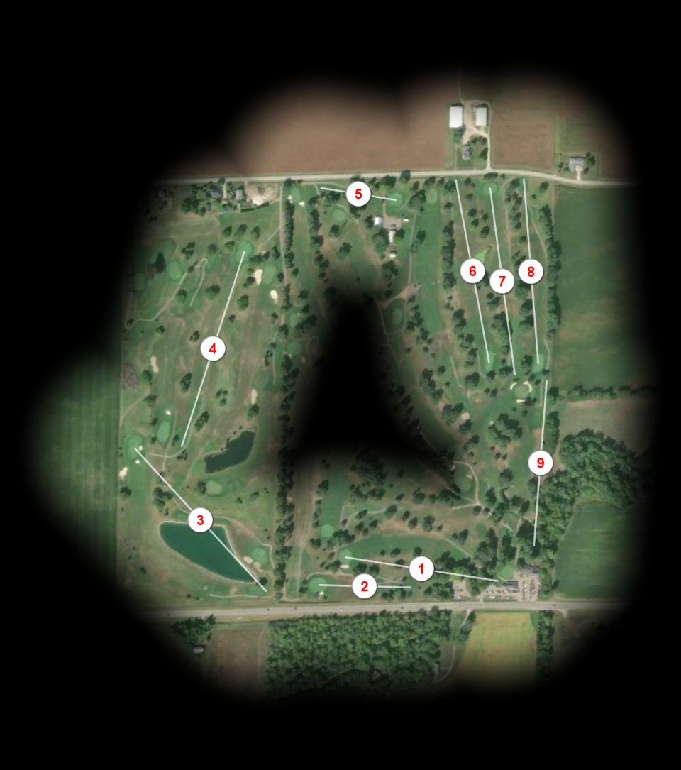 Blue nine at Sycamore Hills Golf Club
