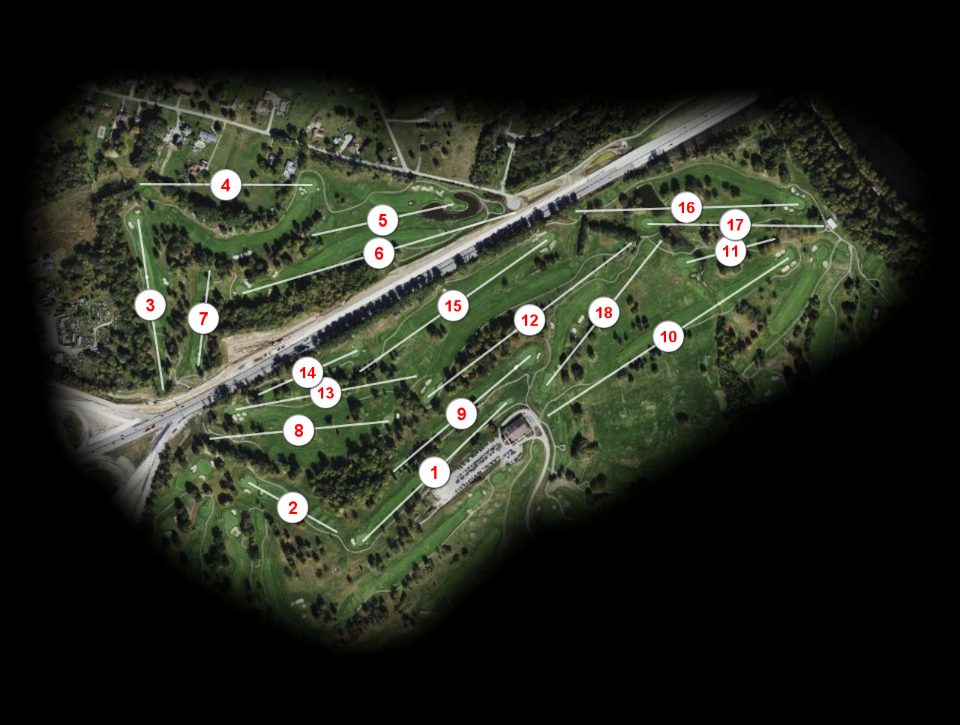 Cedarbrook Golf Club Gold course overview