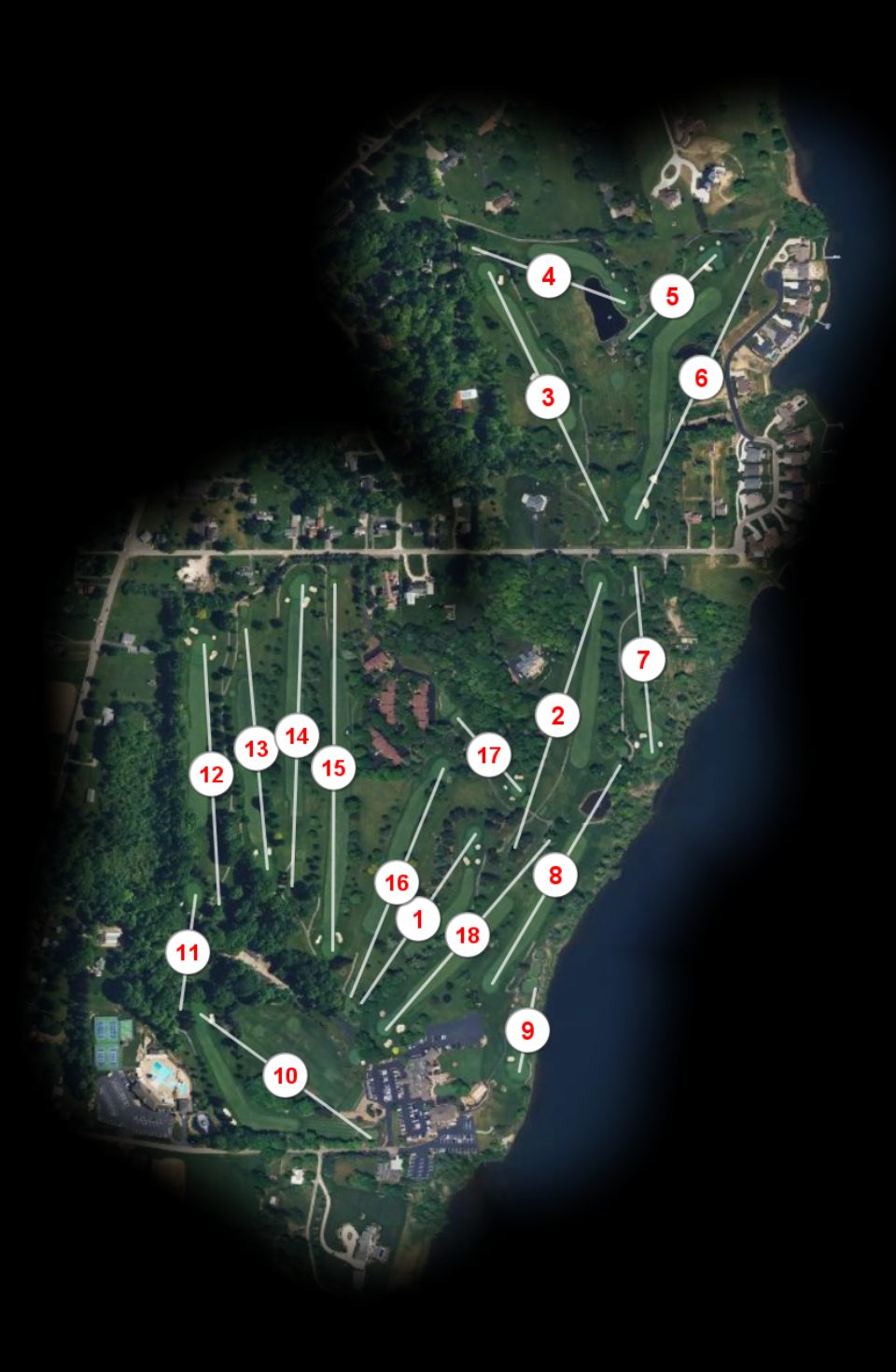 The Lake Club course overview