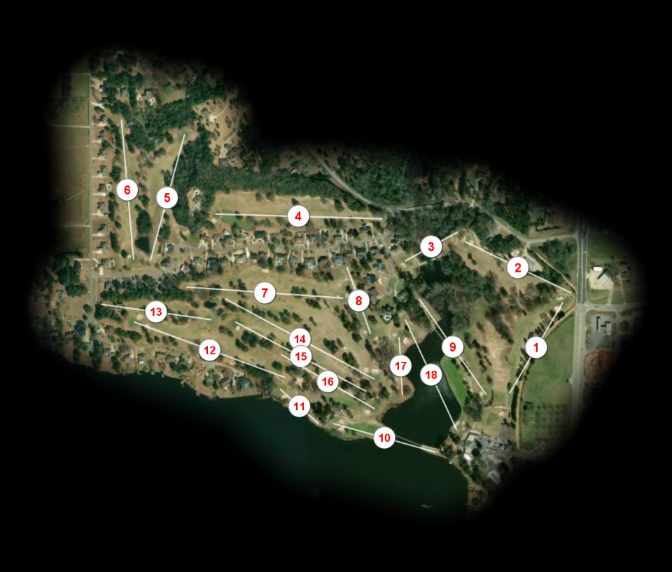 Houston Lake Country Club course overview