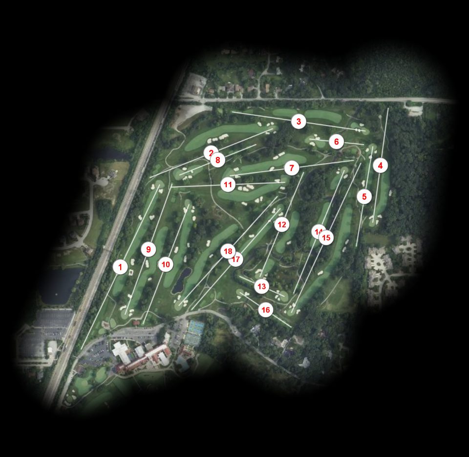 Olympia Fields Country Club North course overview