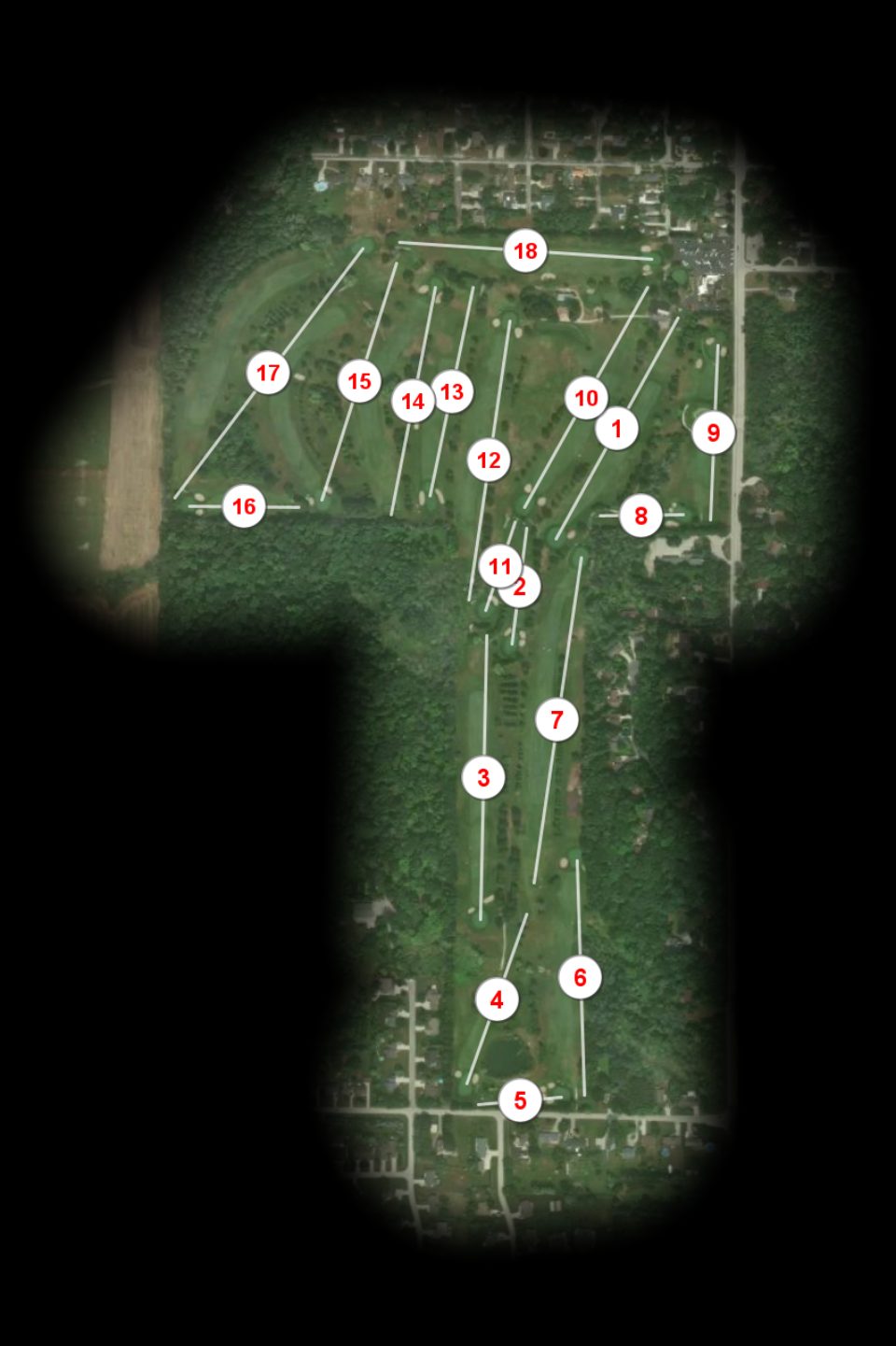 Riverdale Country Club course overview