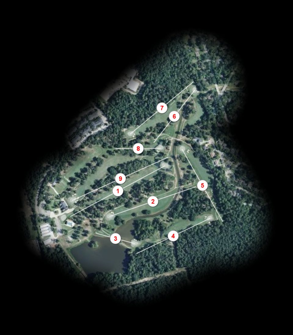 Conroe Country Club course overview