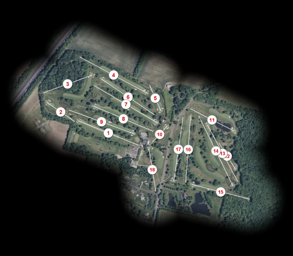 Burlington Country Club course overview