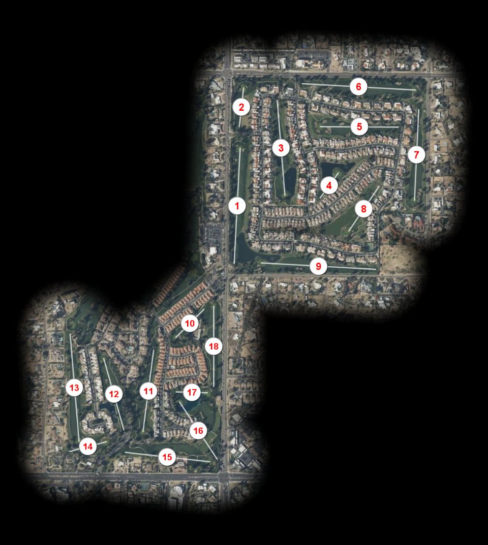 Starfire Golf Club King 18 course overview