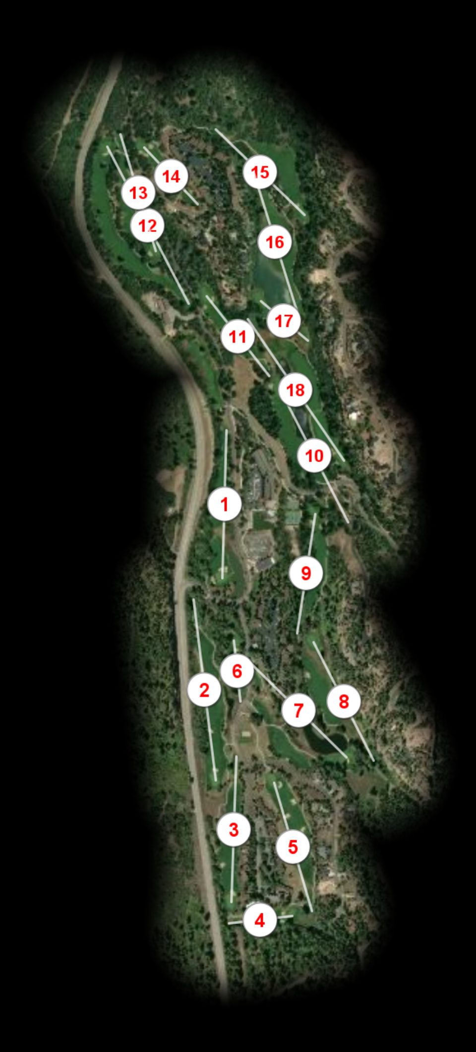 The Glacier Club Valley Course course overview