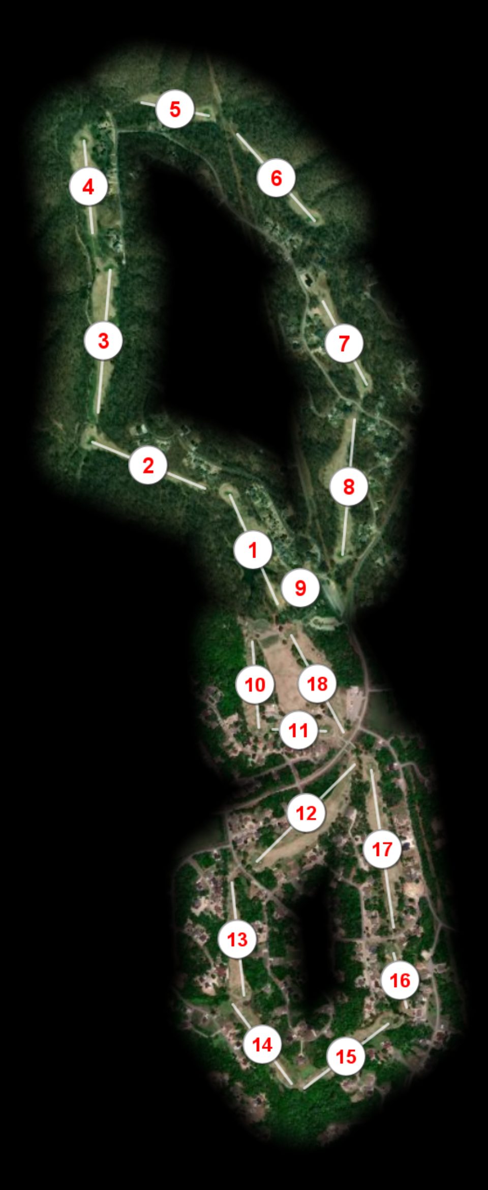Highlands Country Club The Highlands course overview