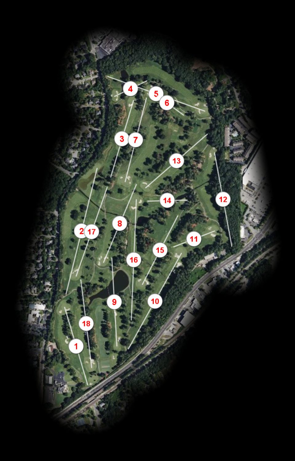 Peachtree Golf Club course overview