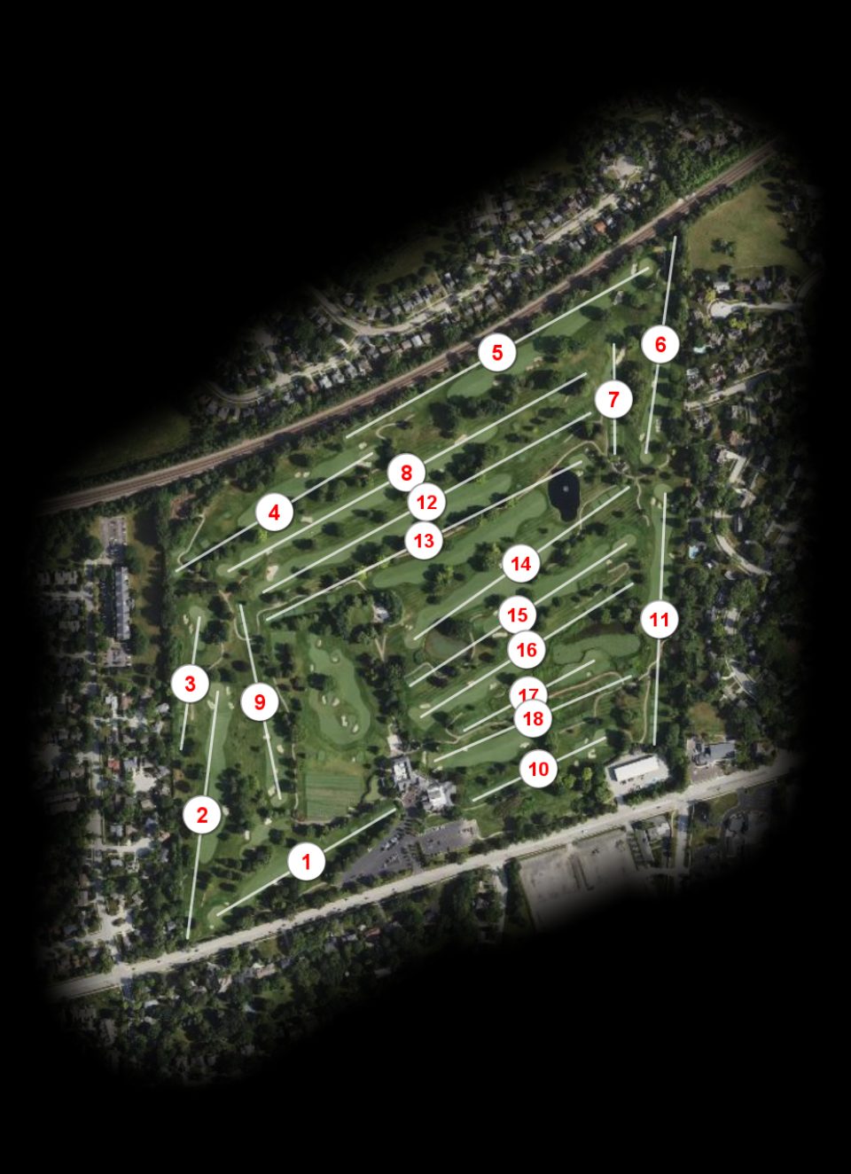 Naperville Country Club course overview
