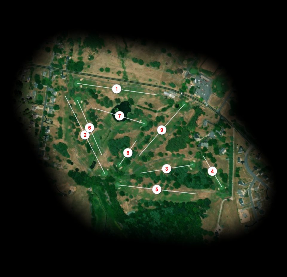 Lake nine at Lakeview Golf Club