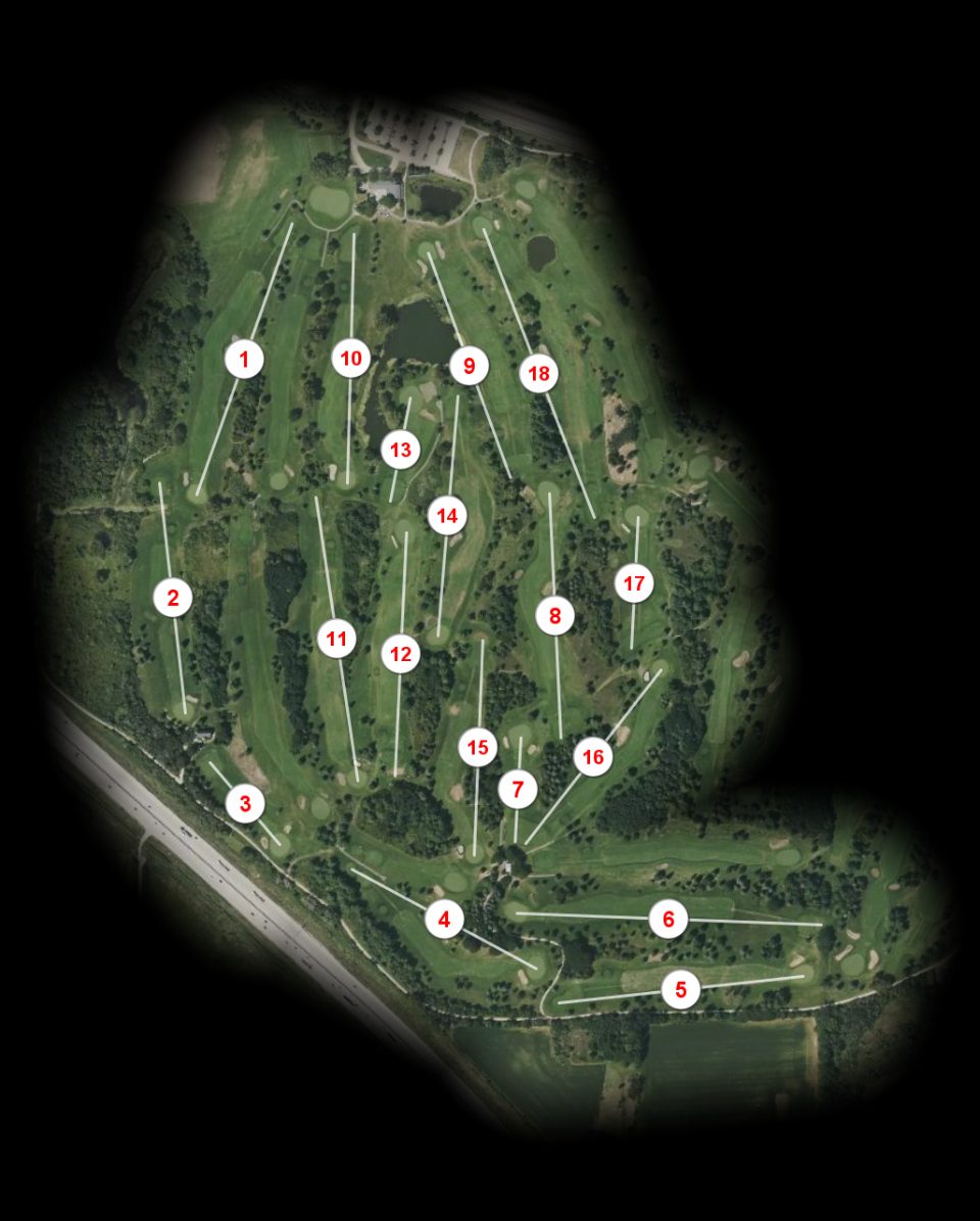 Yahara Hills Golf Club West course overview